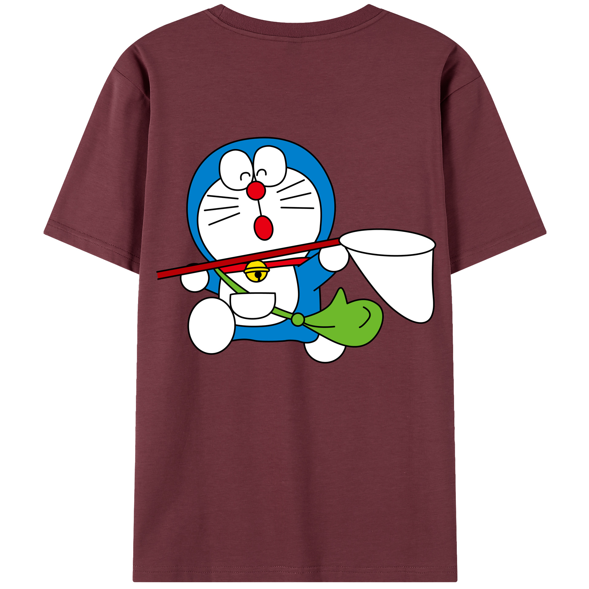 （画像用） ドラえもん Doraemon 綿100％半袖Tシャツ（背面プリント）